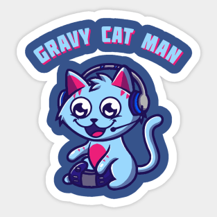 Gravycatman Sticker